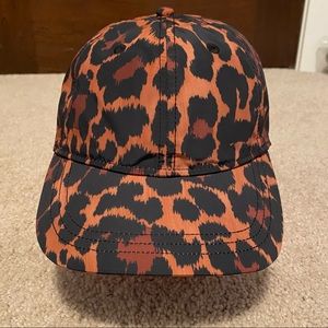 J.Crew Baseball Cap Leopard Print